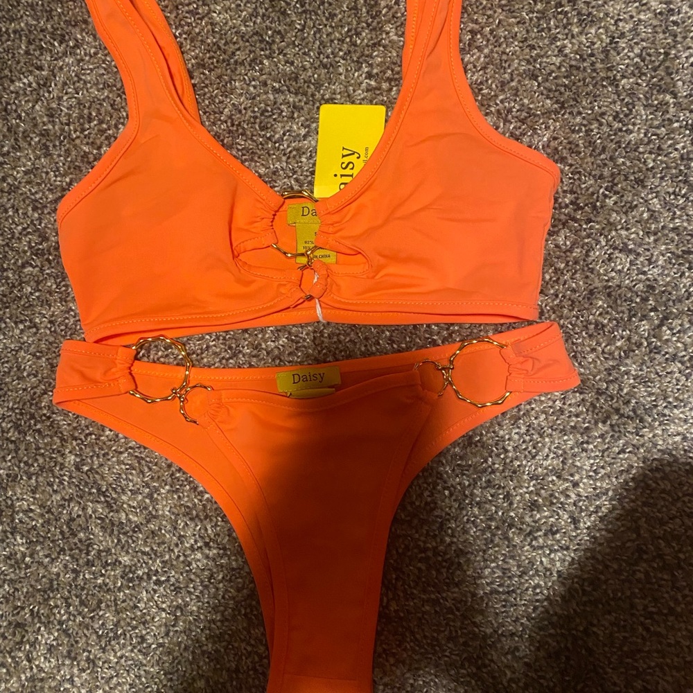 Small neon orange bikini